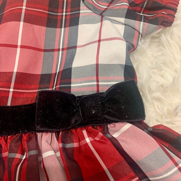 Girls Gymboree Holiday Formal Plaid Dress Size 5 - Picture 2 of 8